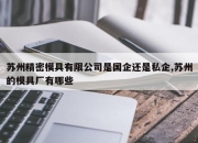 苏州精密模具有限公司是国企还是私企,苏州的模具厂有哪些