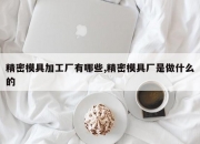 精密模具加工厂有哪些,精密模具厂是做什么的