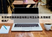 东莞精密模具制造有限公司怎么样,东莞精密模具厂