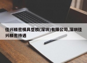佳兴精密模具塑胶(深圳)有限公司,深圳佳兴精密待遇