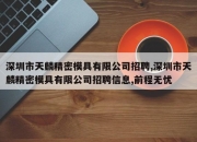 深圳市天麟精密模具有限公司招聘,深圳市天麟精密模具有限公司招聘信息,前程无忧